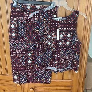 June and Hudson two- piece set